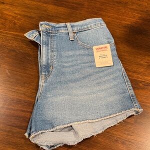 Signature by Levi Strauss Light Blue Denim Shorts